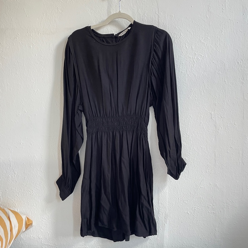Stradivarius black mini dress